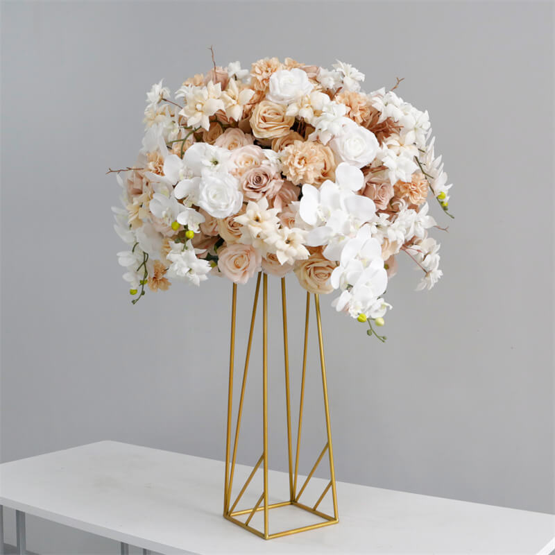 Roseytime Brown Flower Ball #RTB022