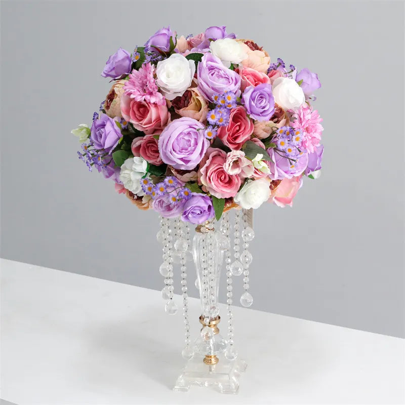 Roseytime Pink&Purple Flower Ball #RTB066