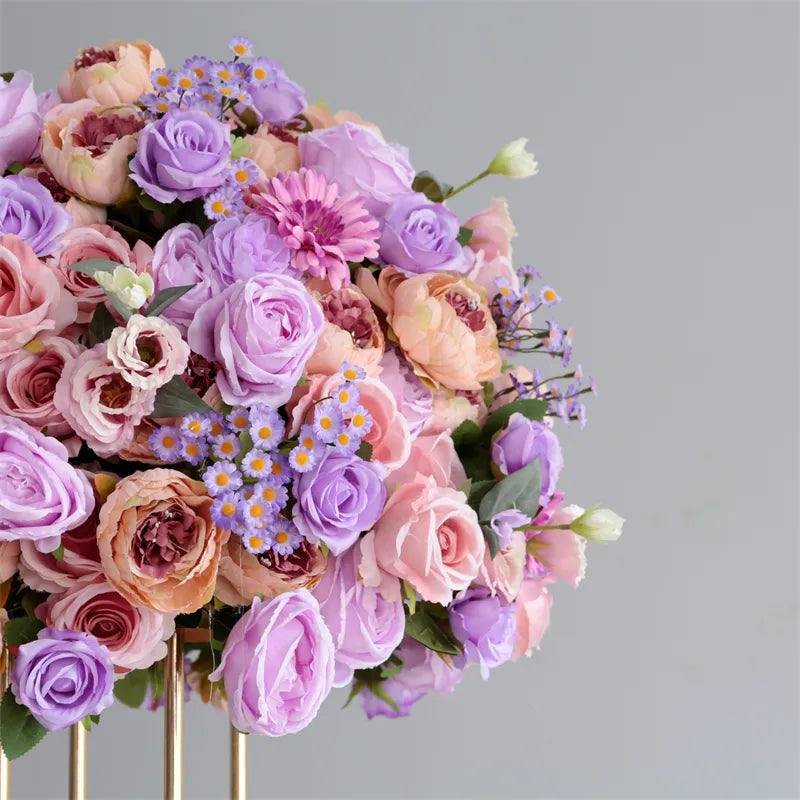 Roseytime Purple&Pink Flower Ball #RTB072