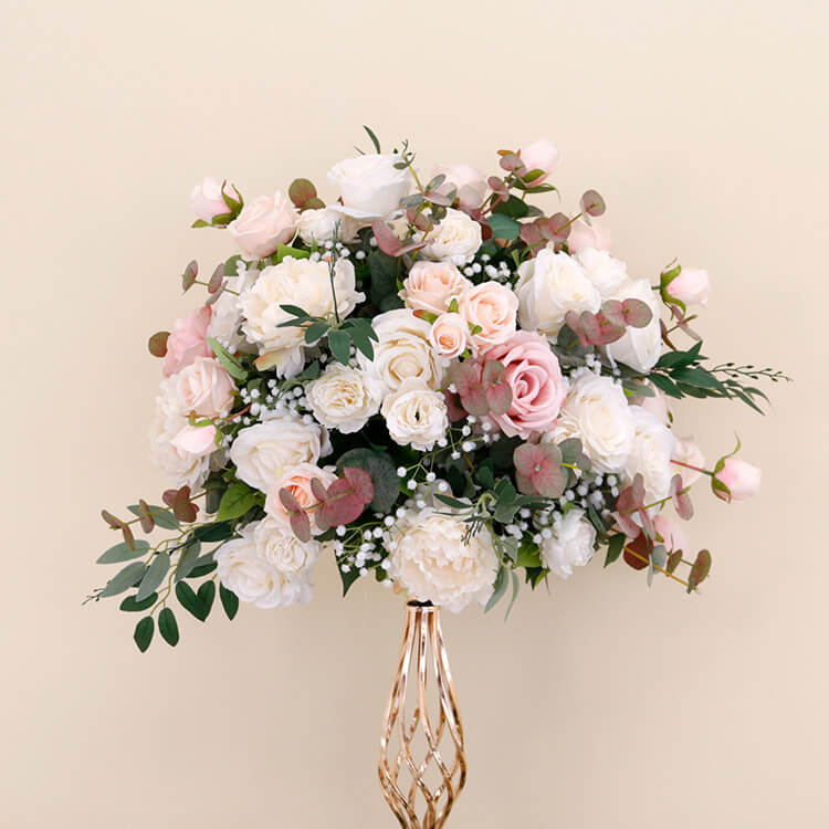 Roseytime Pink&White Wedding Flower Ball #RTB051