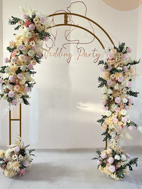 Roseytime Arch Stand For Wedding Flower Decor Party Balloon Metal Frame