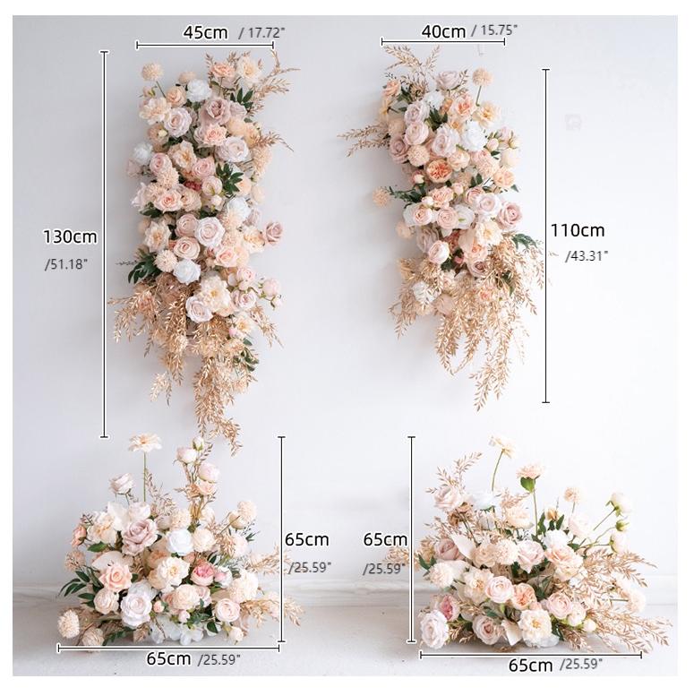 Roseytime Flower Arch Set Party Flower Arrangement Set #RTA020