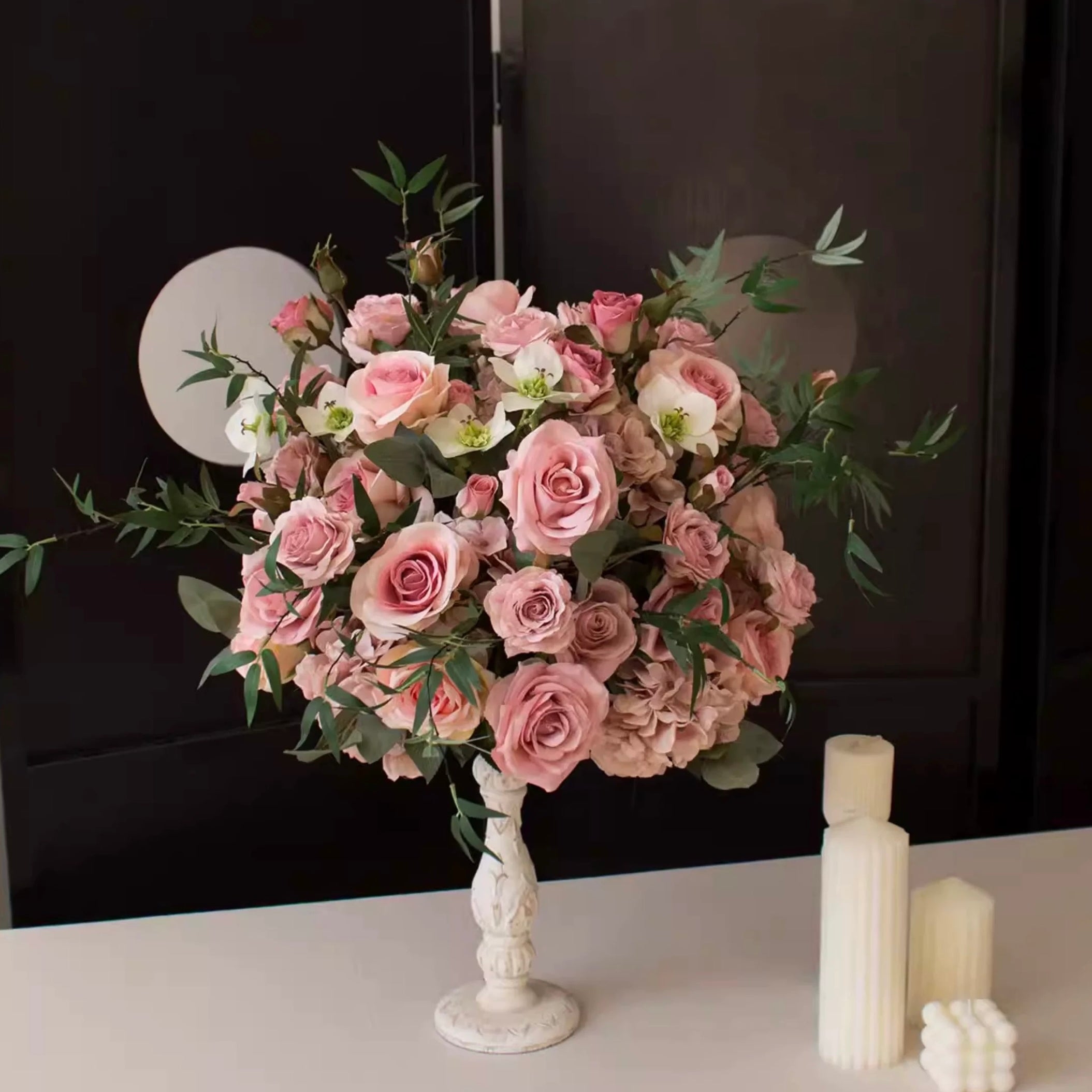 Roseytime Dusty Rose Flower Ball #RTB106