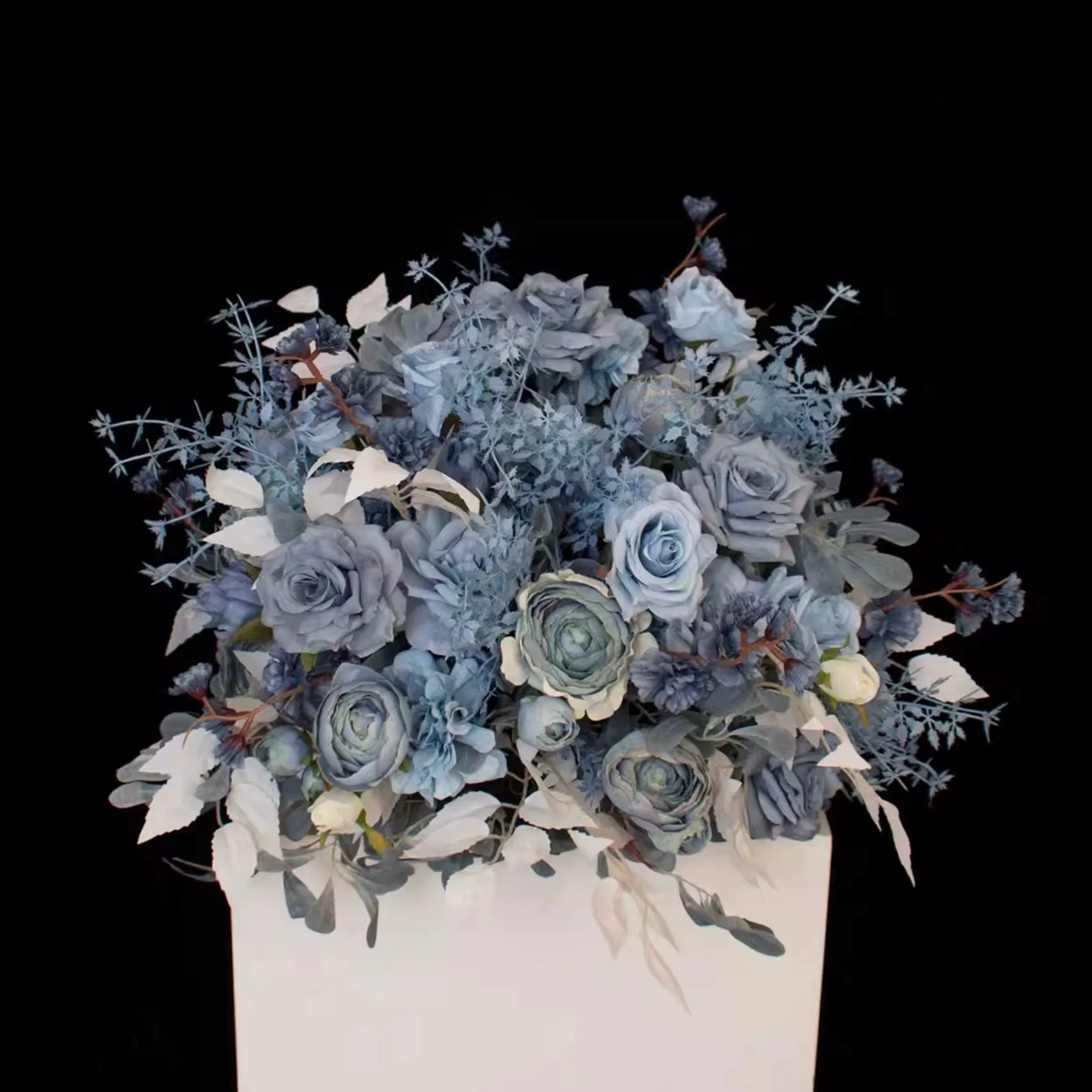 Roseytime Dusty Blue Flower Ball #RTB104