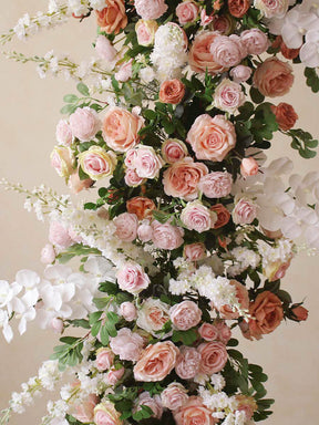 Roseytime Floral Arch Pink Flowers for Wedding Baby Shower Party Decoration