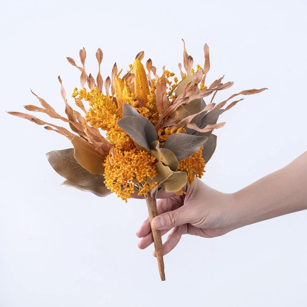 Roseytime Autumn Orange Loose Flower Set Centerpiece Flower Bouquet #LS001