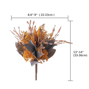 Roseytime Autumn Orange Loose Flower Set Centerpiece Flower Bouquet #LS001