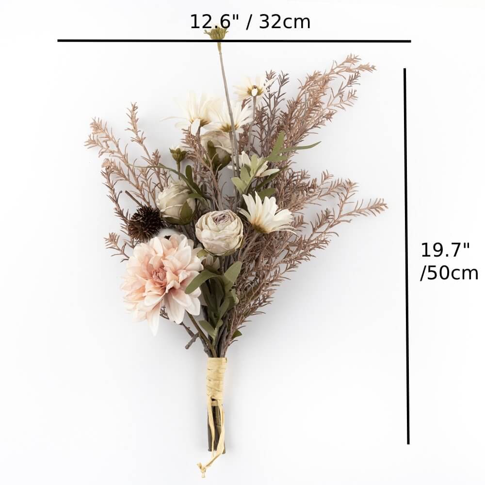 Roseytime Champagne Loose Flower Set Centerpiece Flower Bouquet #LS002