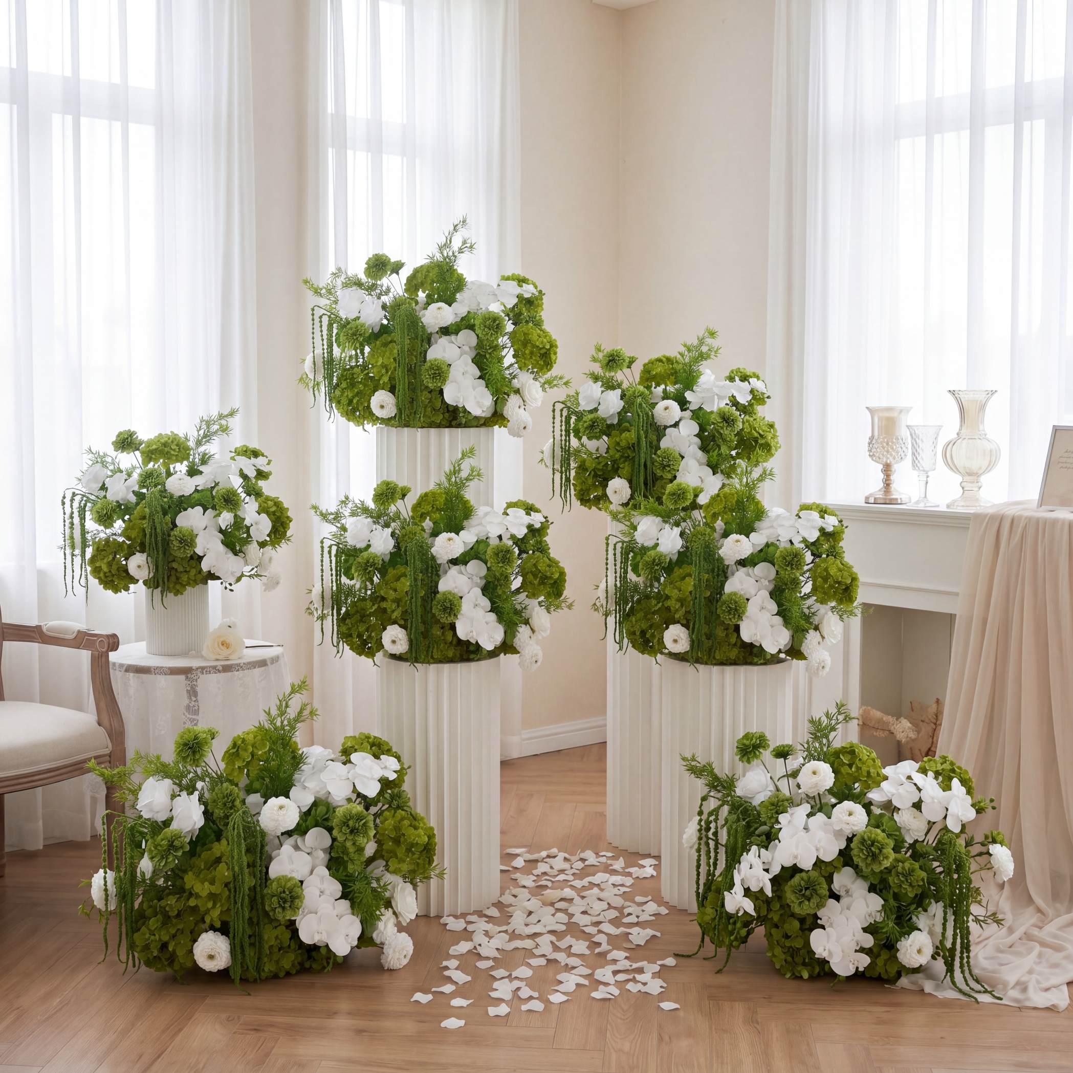 Roseytime Liora Verde Flower Set #RTS007