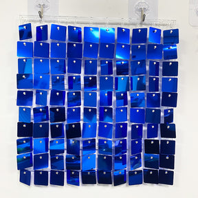 Roseytime Royal Blue Sequin Shimmer Wall Backdrop