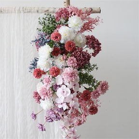 Roseytime Arch Flowers Decor Set With Drape For Wedding&Event