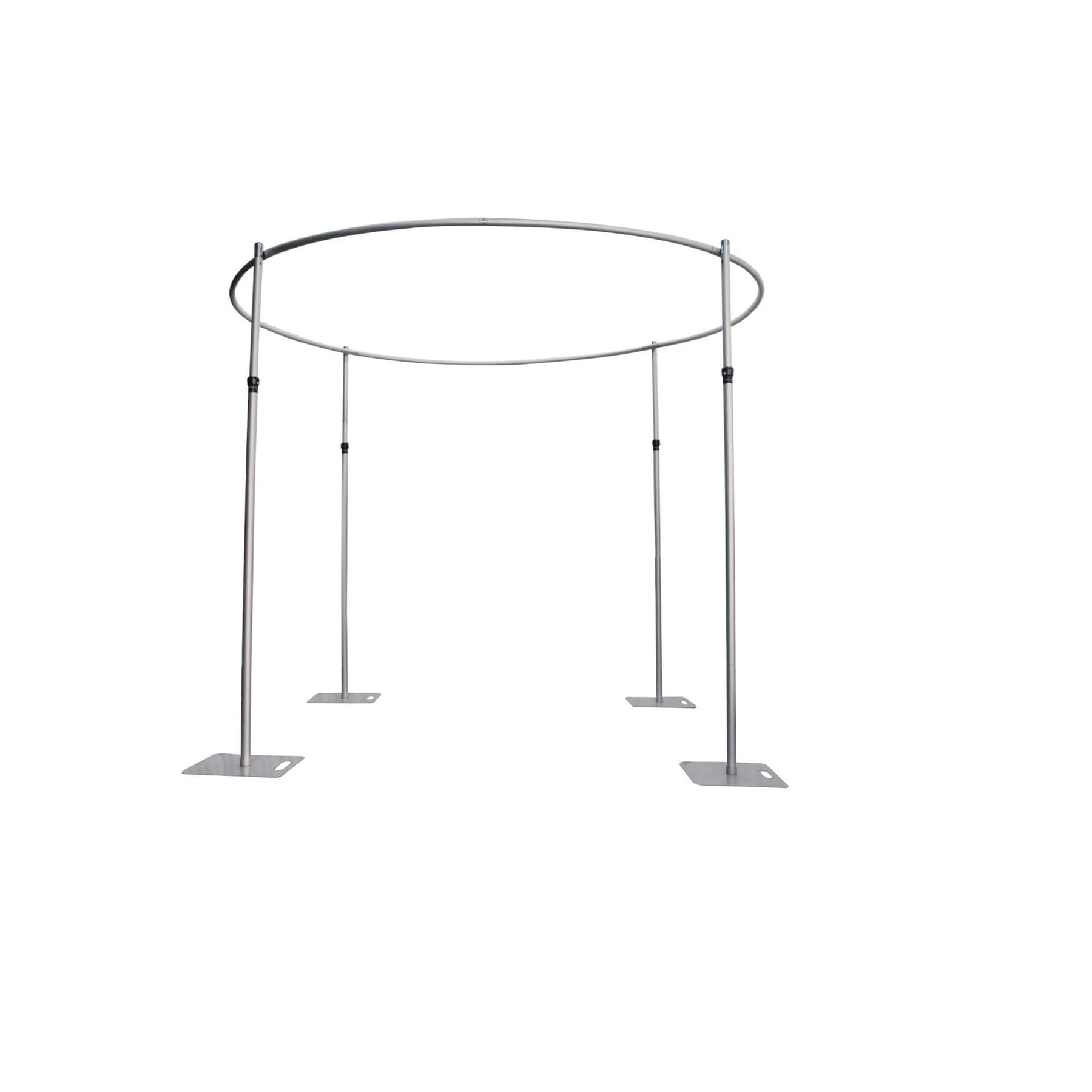 Roseytime 10ft Round Canopy Pipe and Drape Support Hardware Kit