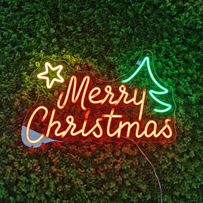 Roseytime “Merry Christmas” Neon Signs 21.3" x 14.2"