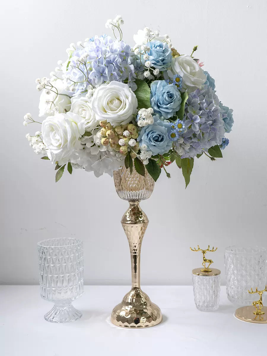 Roseytime Blue&White Flower Ball #RTB067