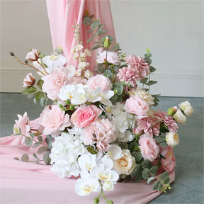 Roseytime Pink Arch Flowers Decor Set For Wedding&Event