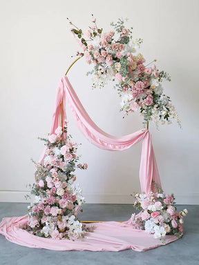 Roseytime Pink Arch Flowers Decor Set For Wedding&Event