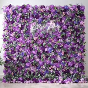 💥BF SALE: 3D Purple Flower Wall Roll Up #RTW037