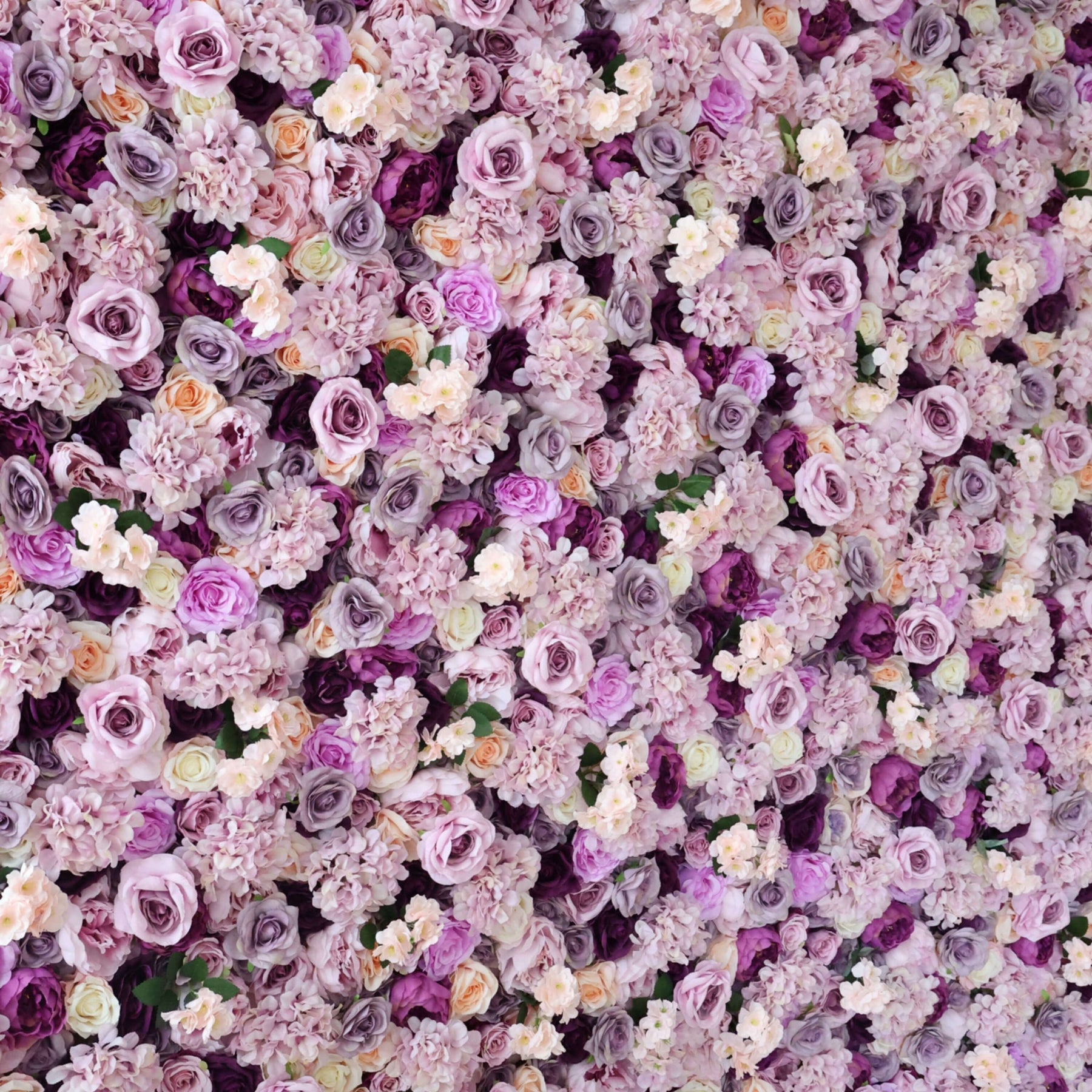 Roseytime Artificial Flower Wall Rolling Up Purple Hanging Flowers Wedding Backdrop Decor for Birthday Event Party