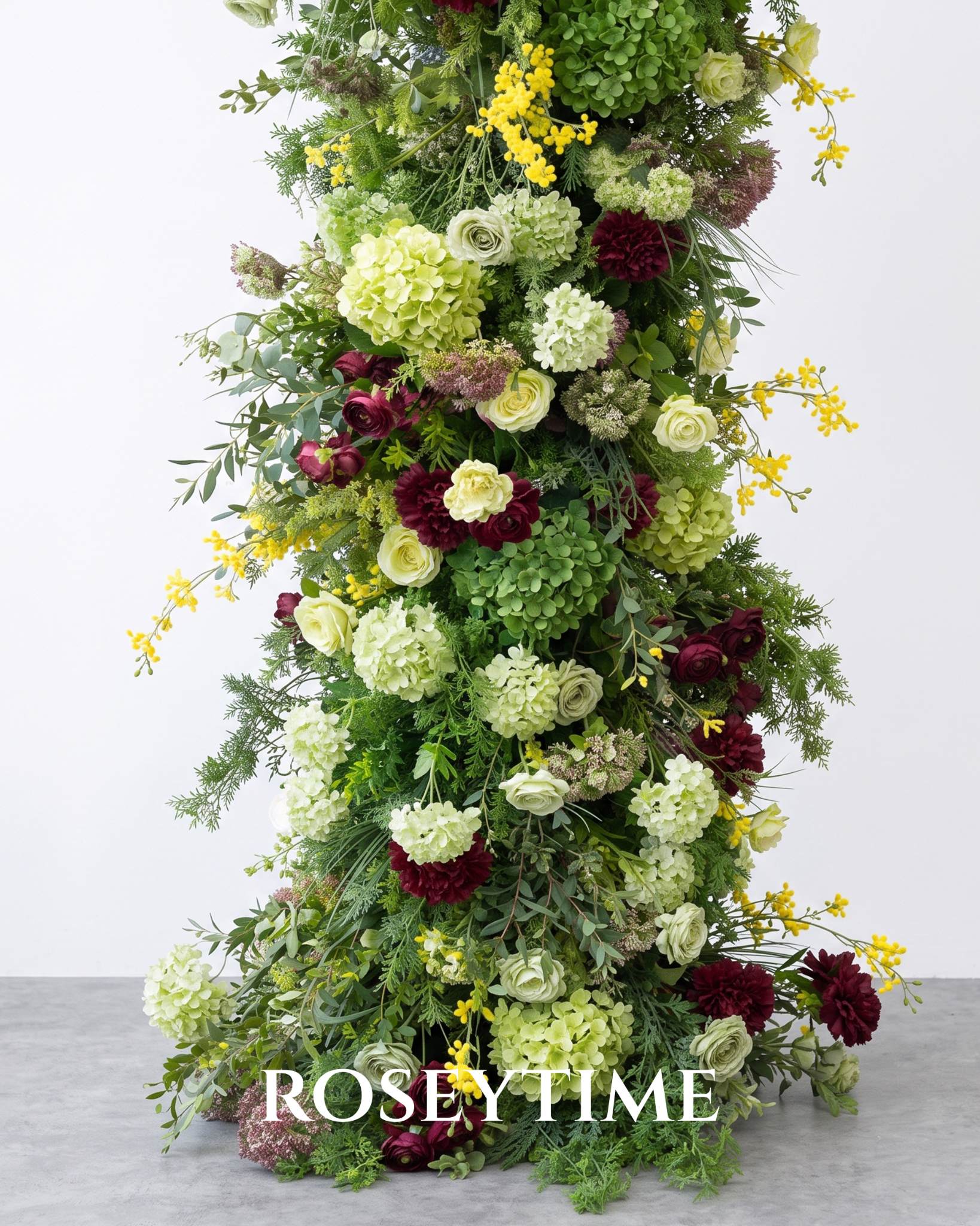 RoseyTime Old World Flower Arch n-shape Round Arch #RTA494