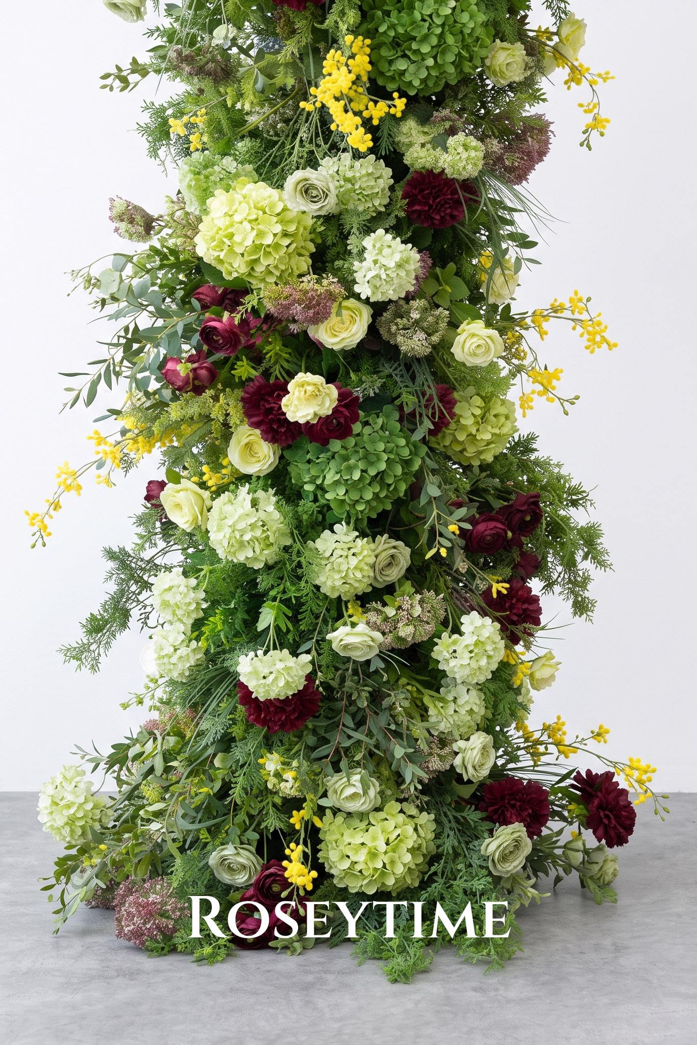 RoseyTime Old World Flower Arch n-shape Round Arch #RTA494