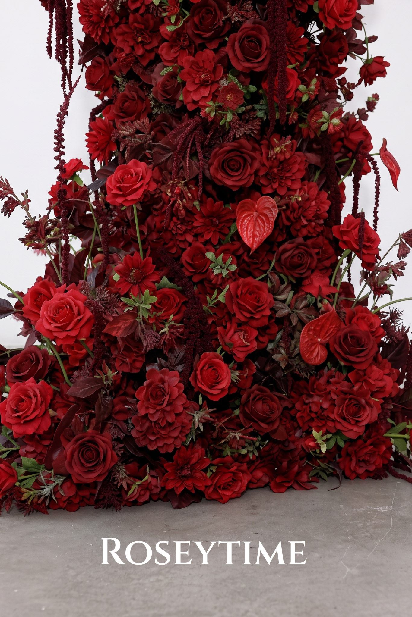 RoseyTime Ruby Covenant Flower Arch n-shape Round Arch #RTA495