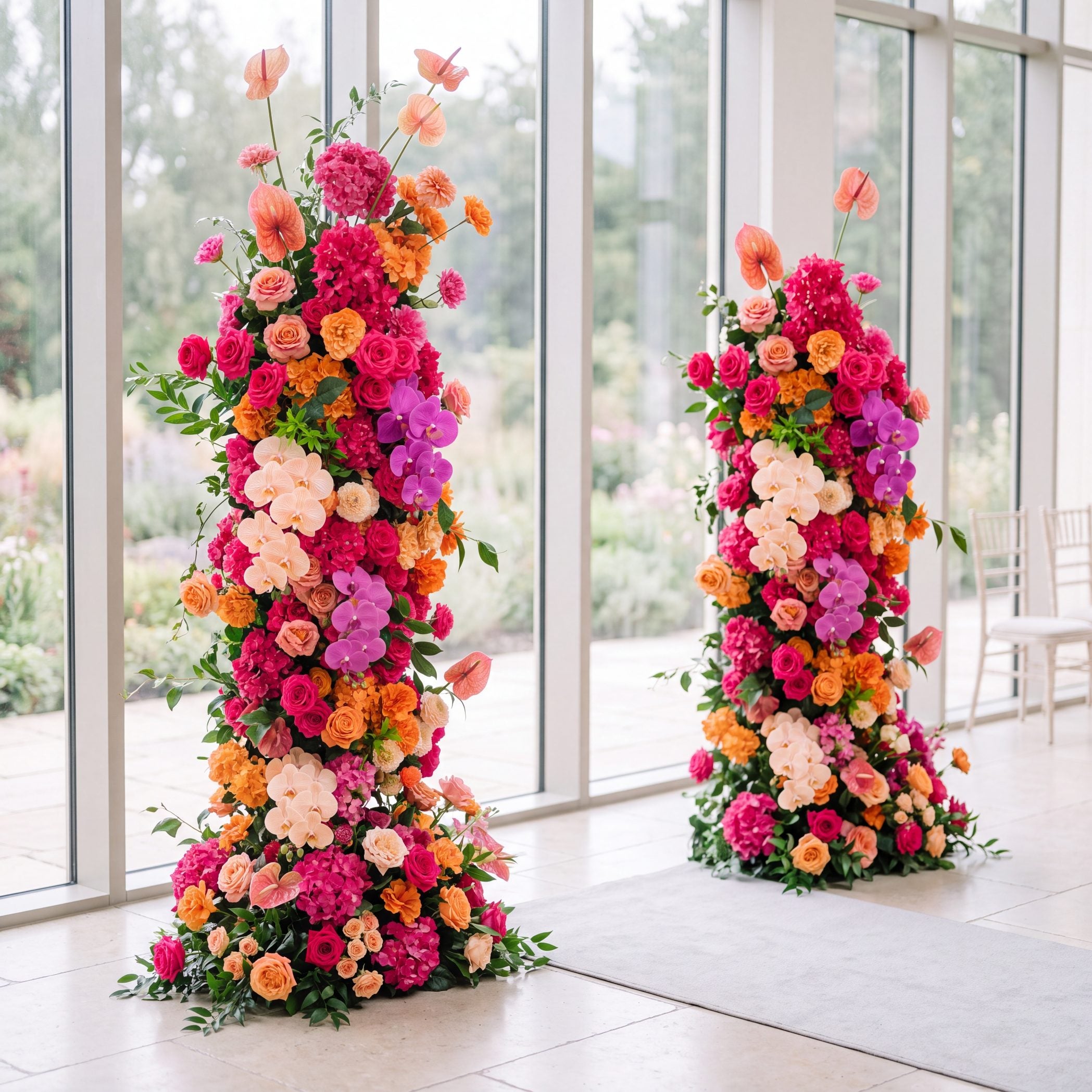 New Sale: Berry Bloom Flower Pillars Arch with Frame #RTP147
