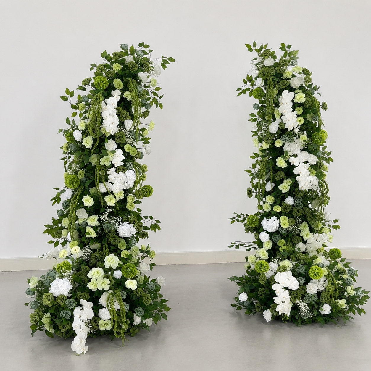 Roseytime Meadowlight Flower Pillars Arch with Frame #RTP148