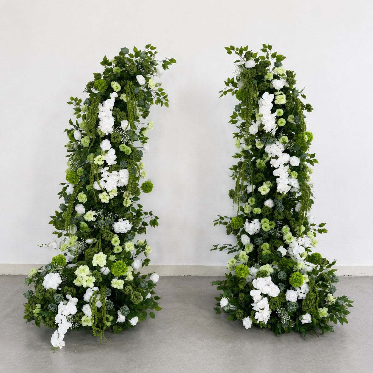 Roseytime Meadowlight Flower Pillars Arch with Frame #RTP148