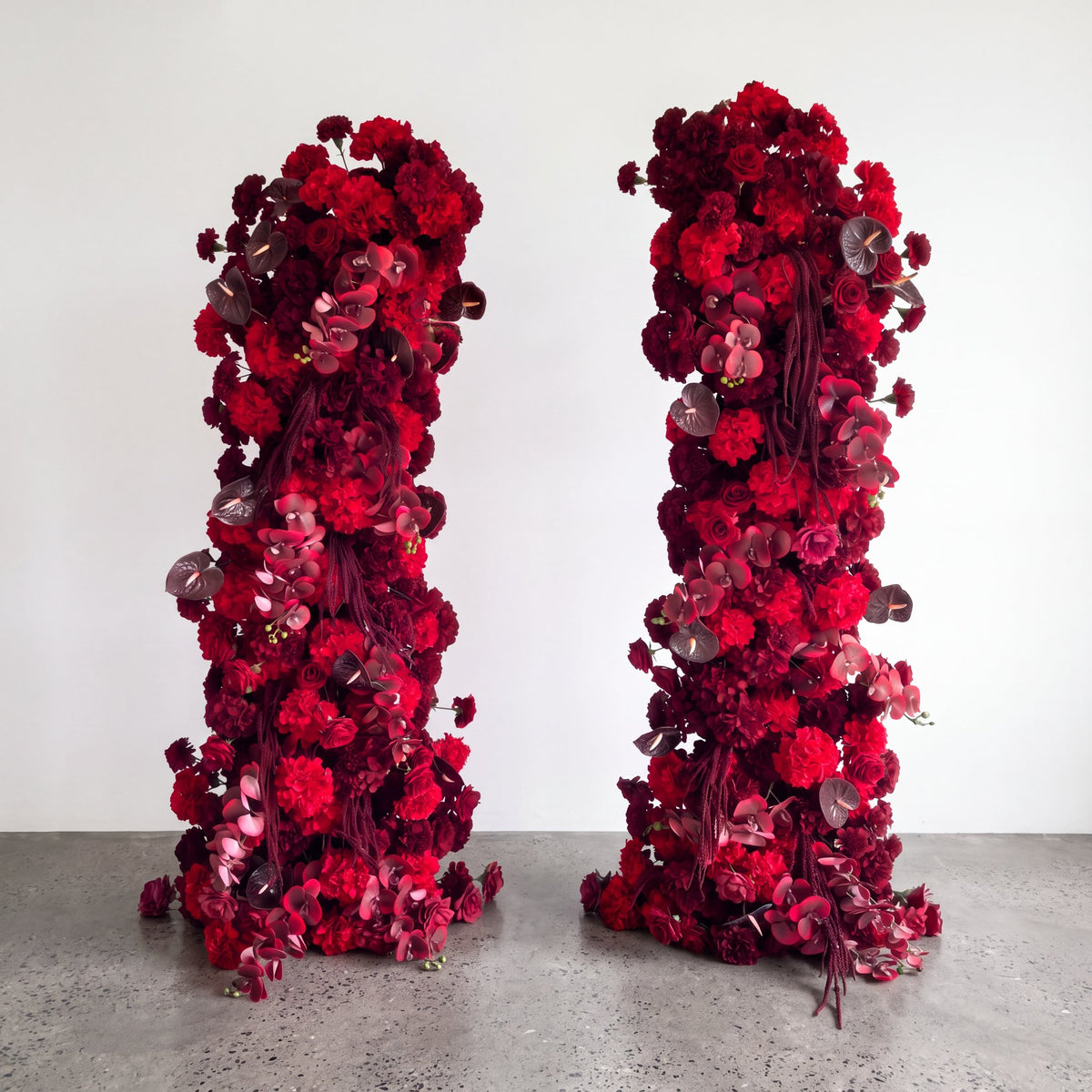 💥B1G1: Sale Garnet Flame Flower Pillars Arch with Frame #RTP171