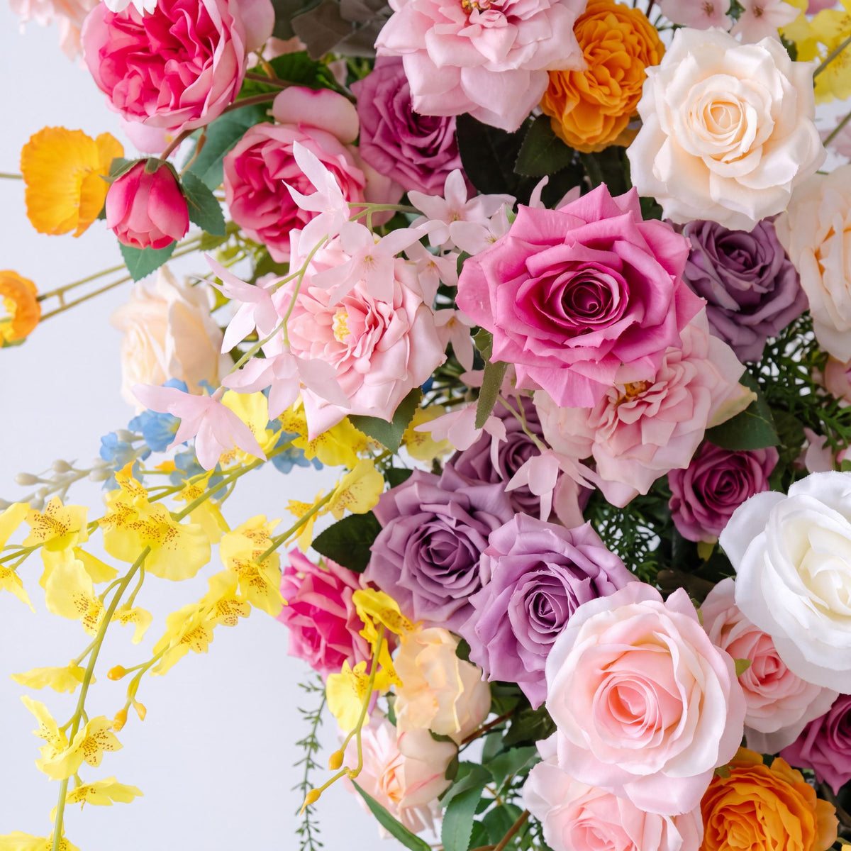 💥B1G1: Sale Pastel Riot Flower Pillars Arch with Frame #RTP185