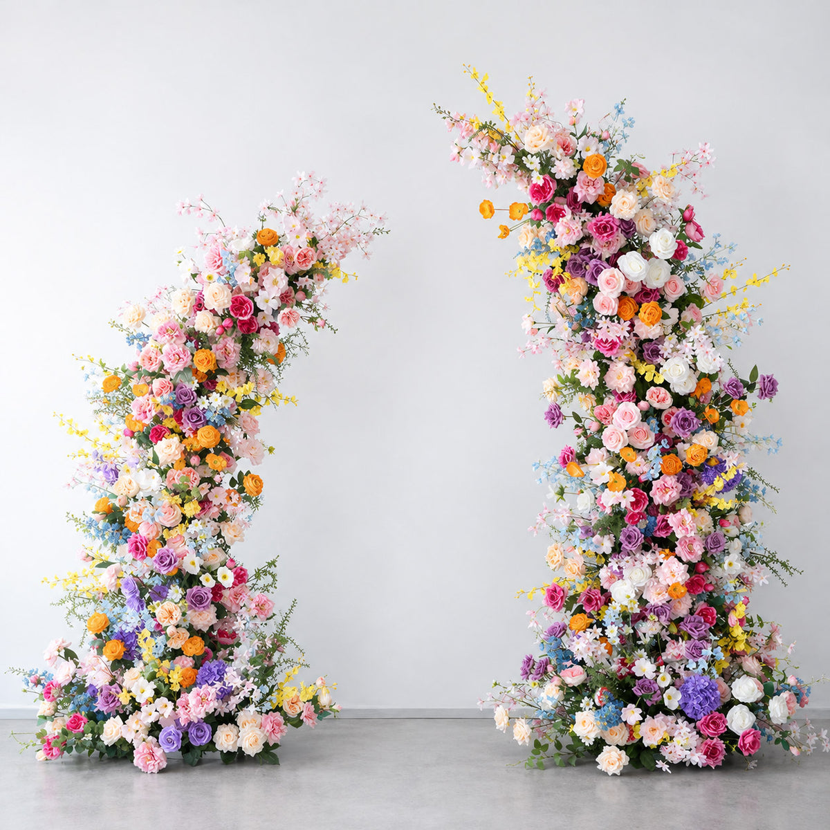 💥B1G1: Sale Pastel Riot Flower Pillars Arch with Frame #RTP185