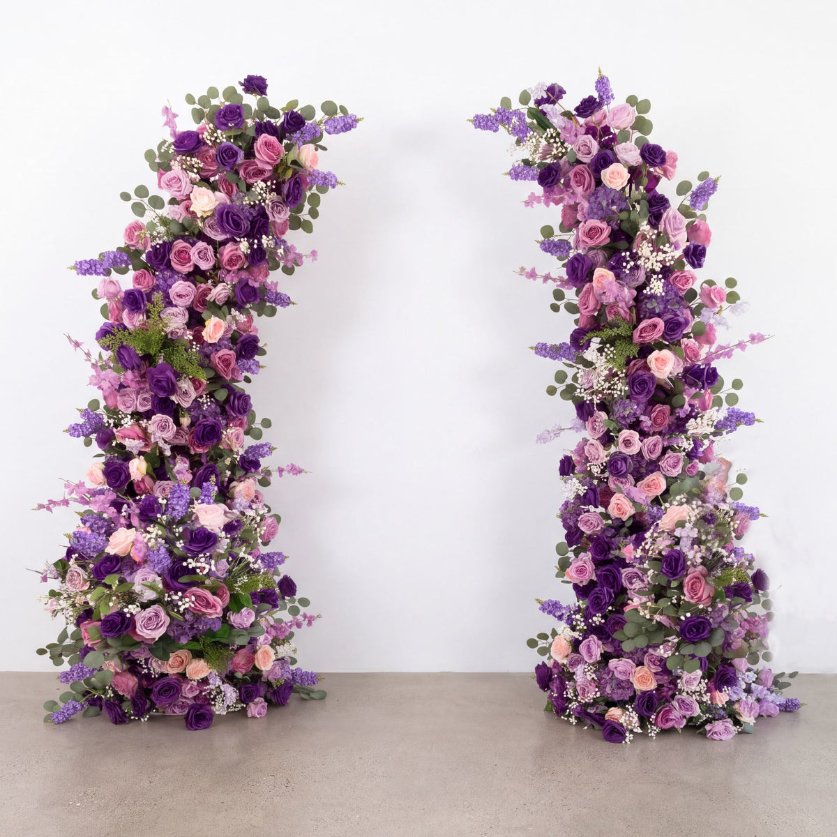💥B1G1: Sale Plum Nocturne Flower Pillars Arch with Frame #RTP198