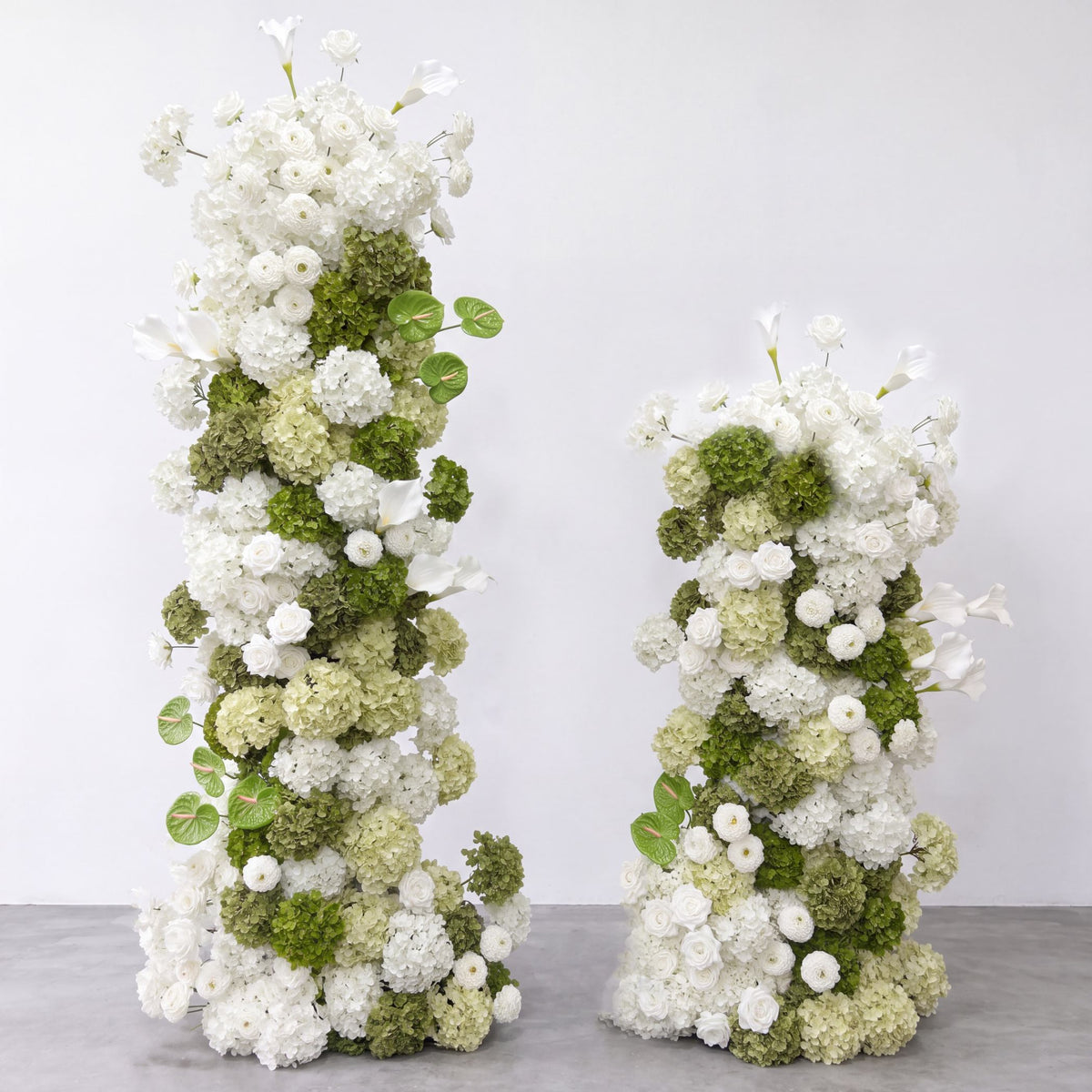 💥B1G1: Sale Celadon & Pearl Flower Pillars Arch with Frame #RTP205