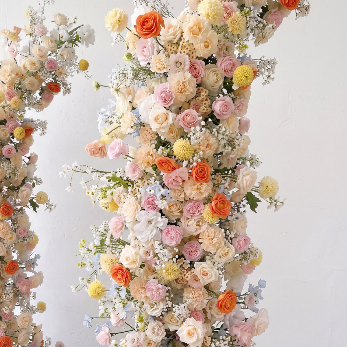 💥B1G1: Sale Buttercup Blush Flower Pillars Arch with Frame #RTP210