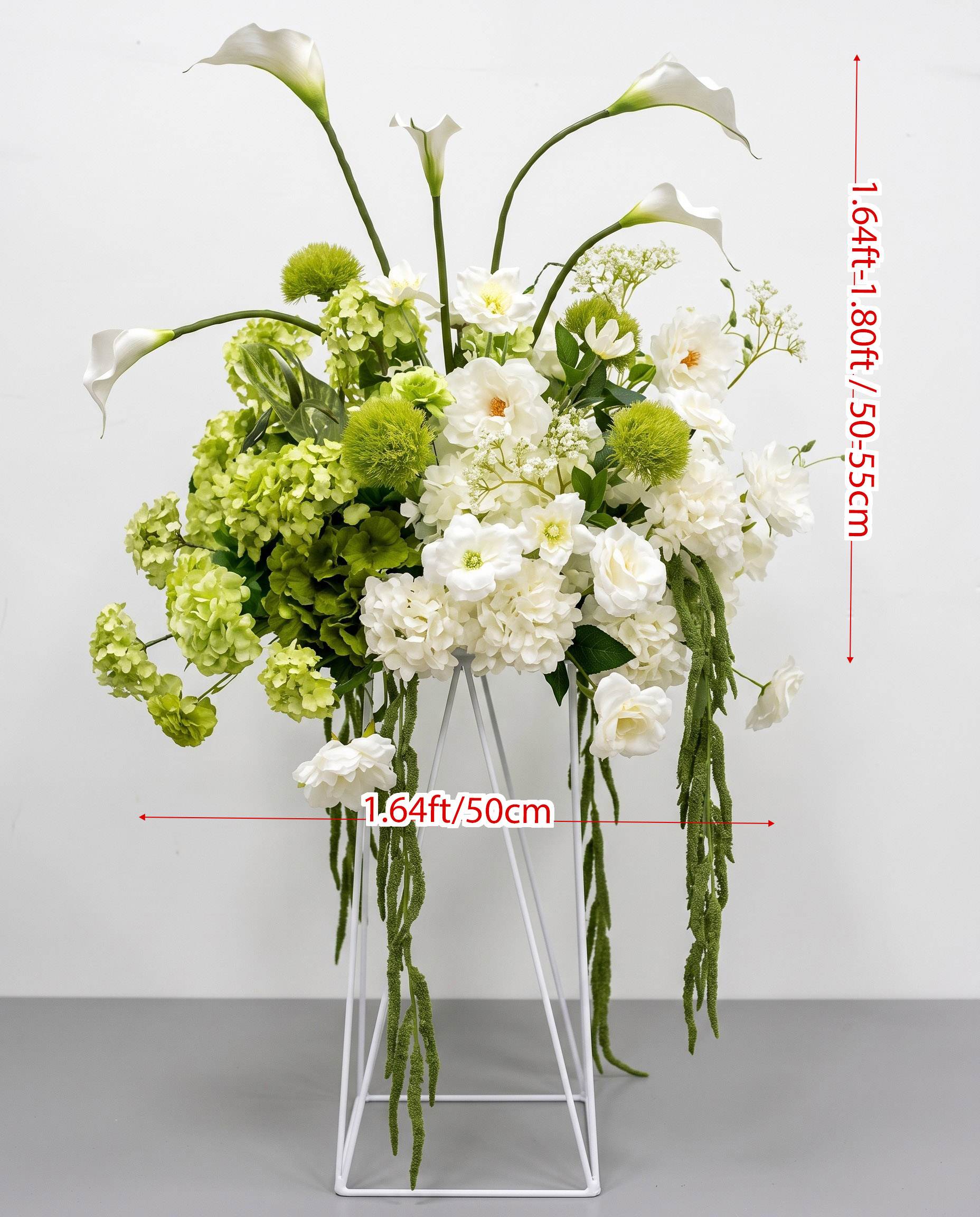 Roseytime Verdant Calla Flower Set #RTS031