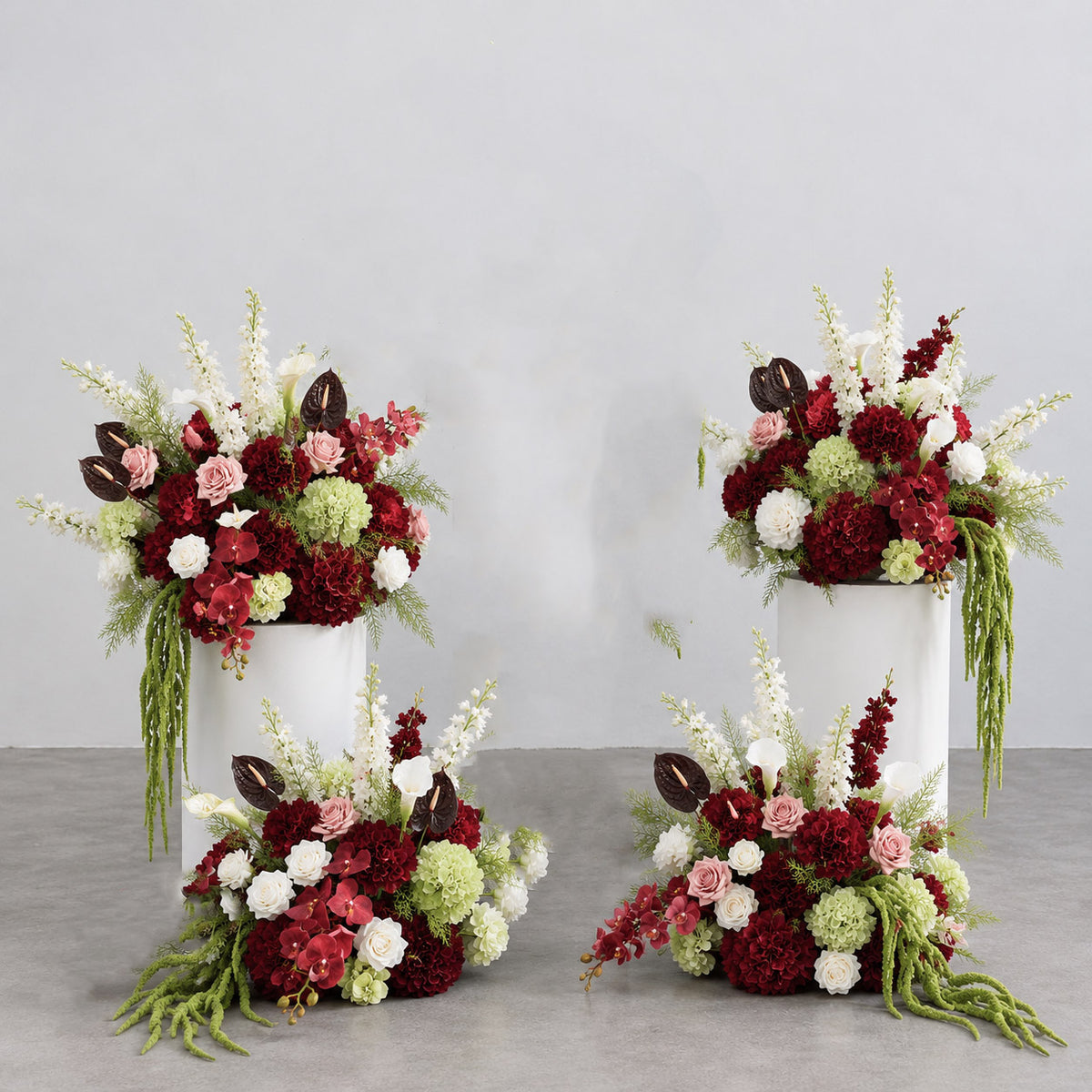 💥B1G1: Sale Merlot Vale Flower Set (8pc) #RTS045