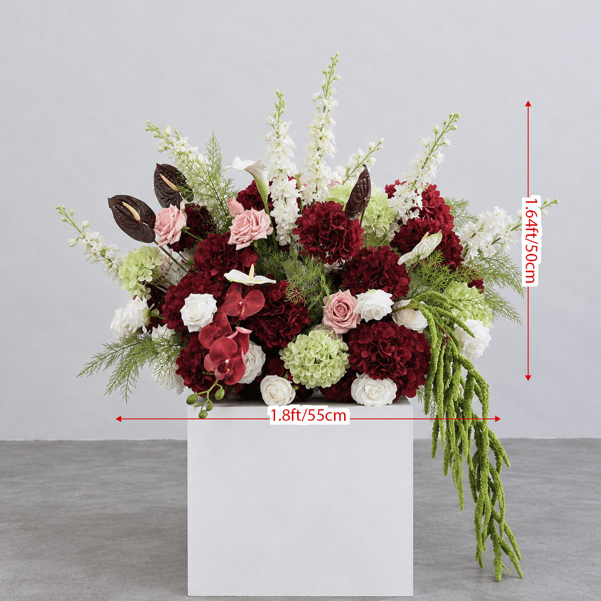 💥B1G1: Sale Merlot Vale Flower Set (8pc) #RTS045