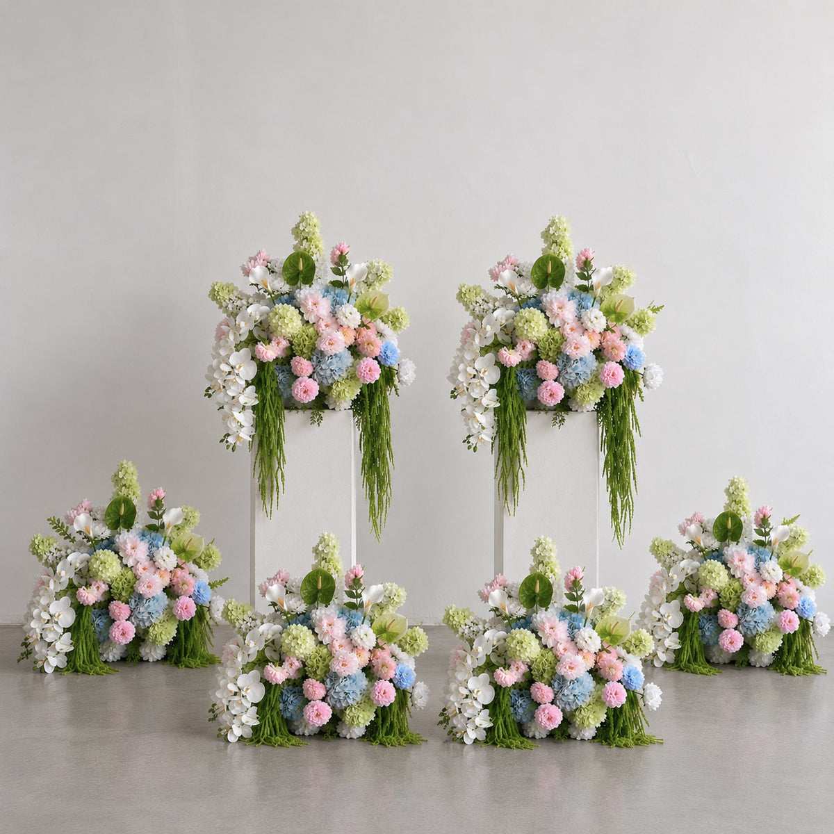 💥B1G1: Sale Blue Hour Flower Set (8pc) #RTS057