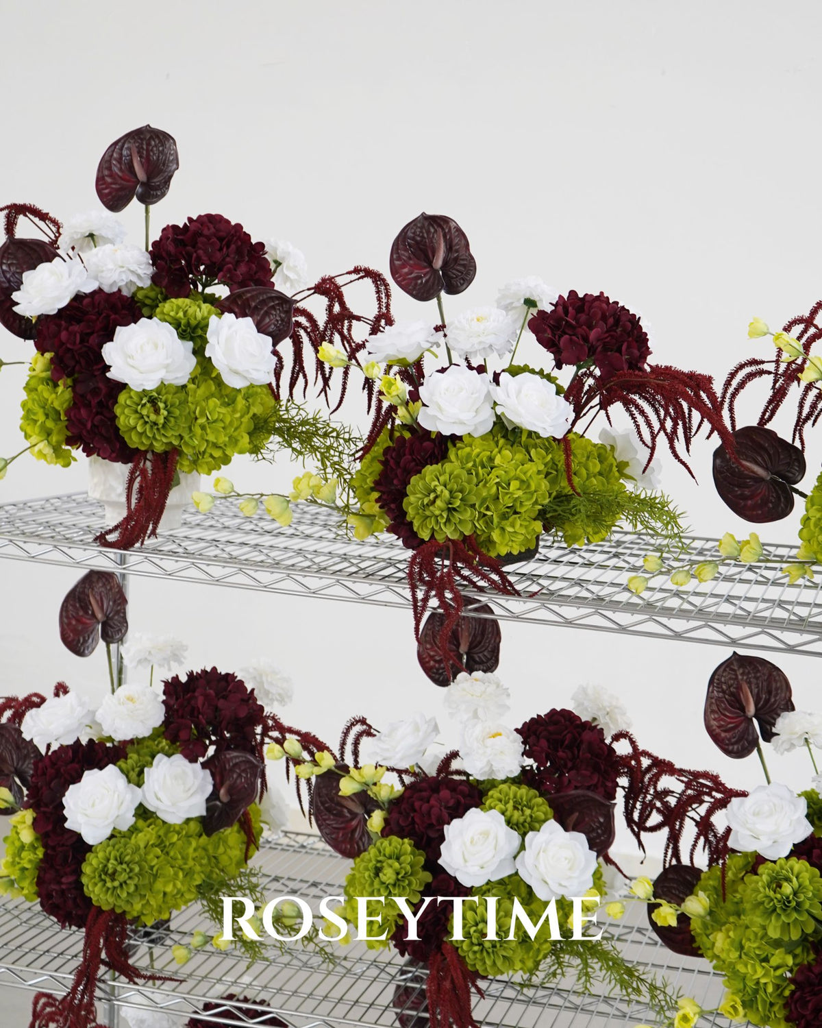 Roseytime Willow& Garnet Small Table Flower Arrangement #RTT020