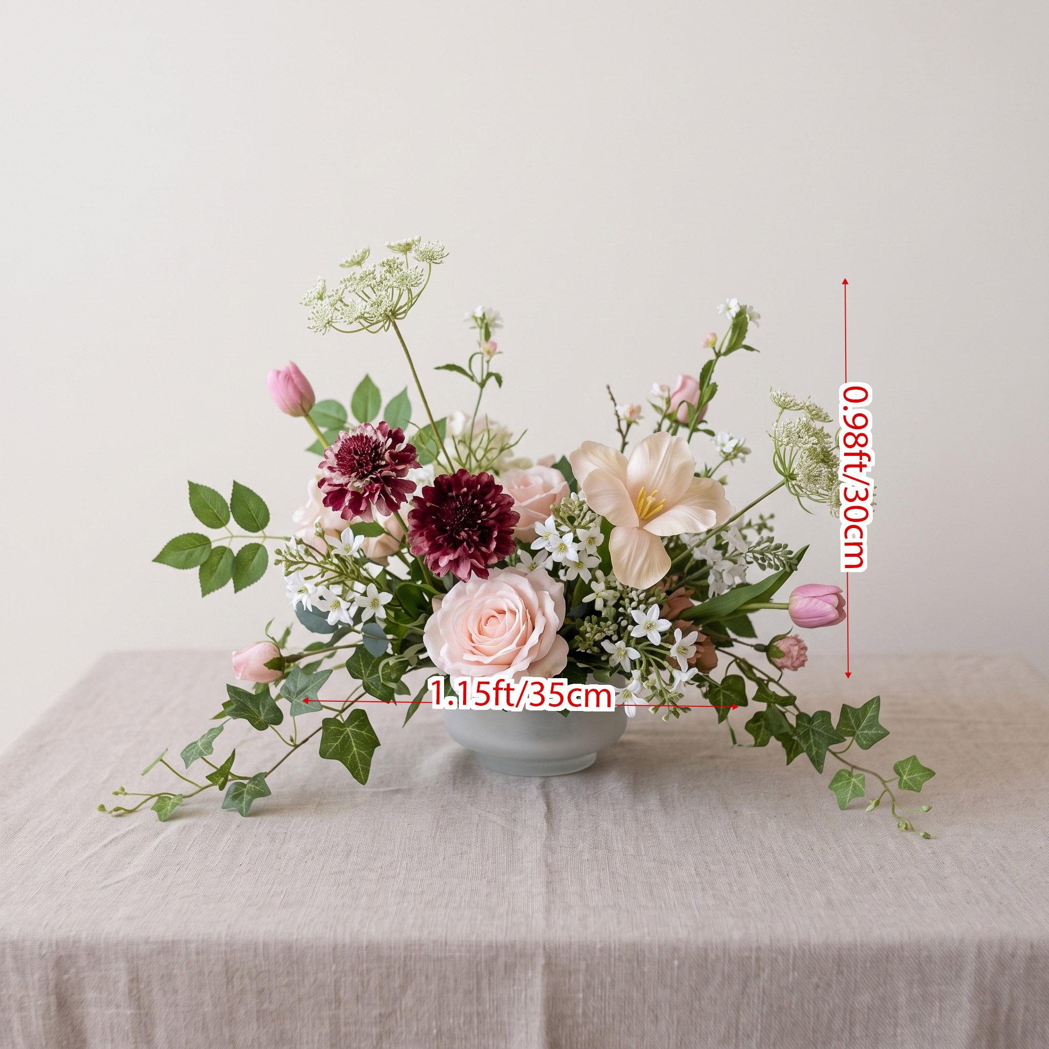 Roseytime Autumn Wildflowers Table Flower Arrangement #RTT024