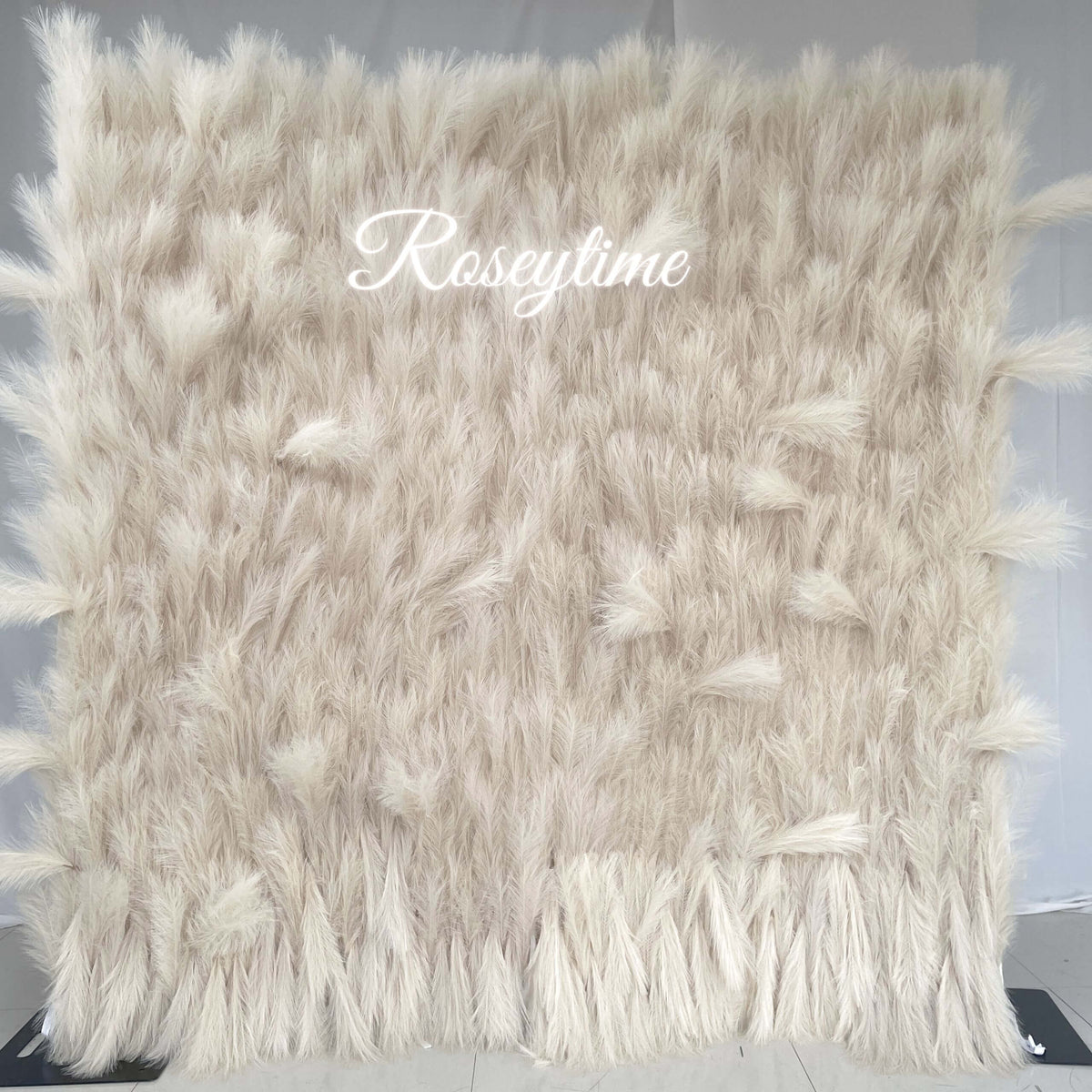 Roseytime 5D Pampas Wall Roll Up Fabric Back #RTW308