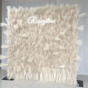 Roseytime 5D Pampas Wall Roll Up Fabric Back #RTW308