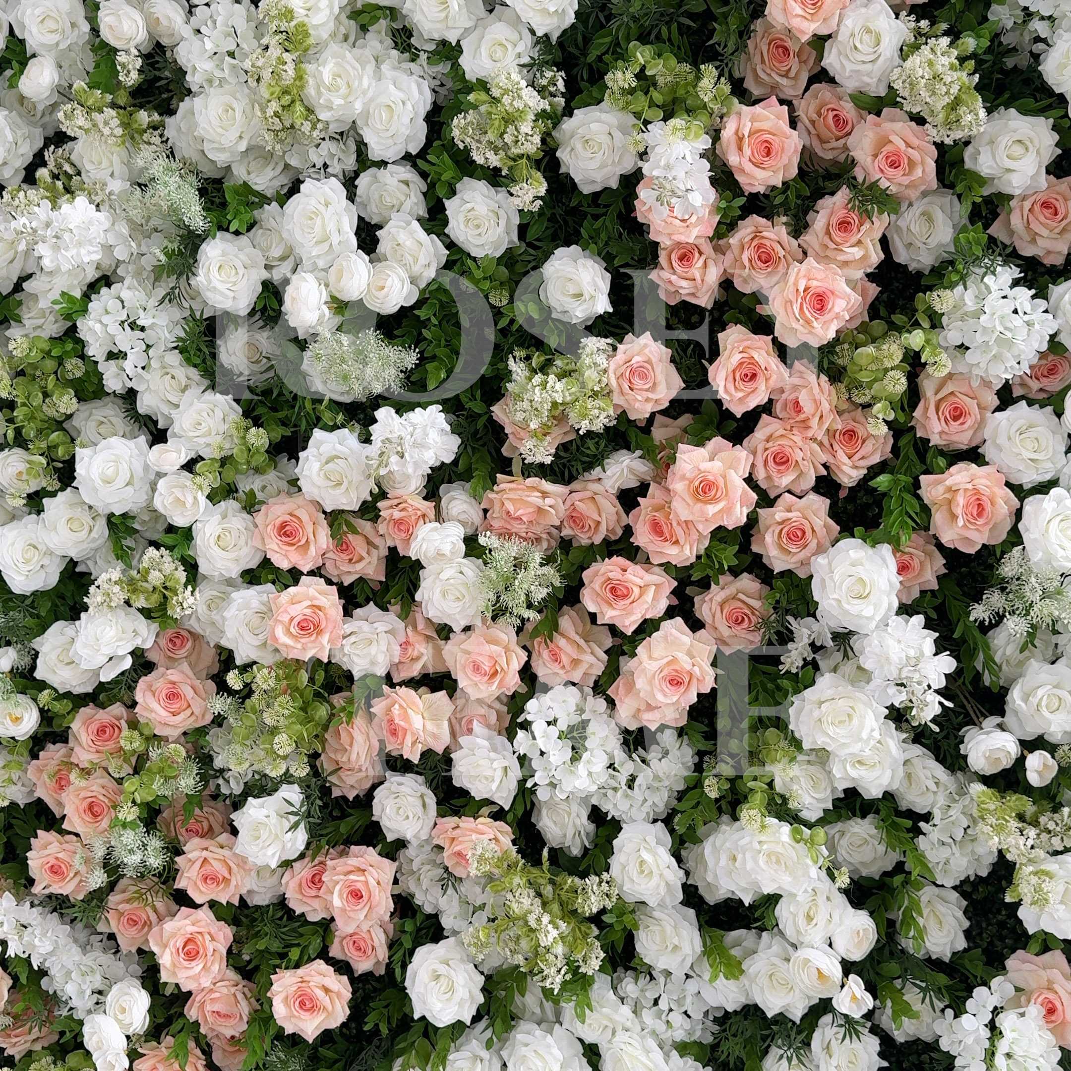 Roseytime 5D Spring Flower Wall Roll Up Fabric Back #RTW368