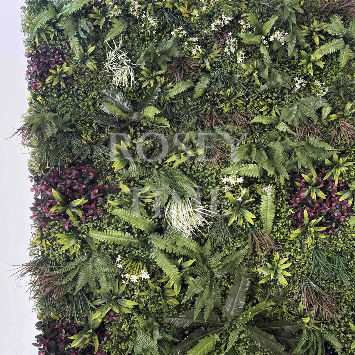 Roseytime 3D Greenery Wall Roll Up Fabric Back #RTW250