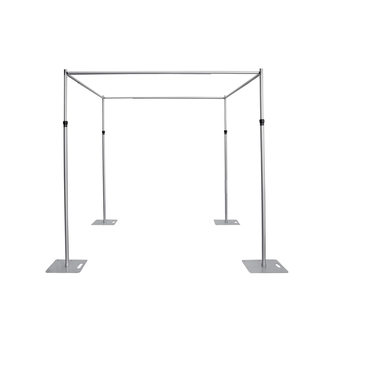 Roseytime Square Chuppah Stand 10'x 10'x 10'x 10′ Adjustment Pipe Drape Support Hardware Kit