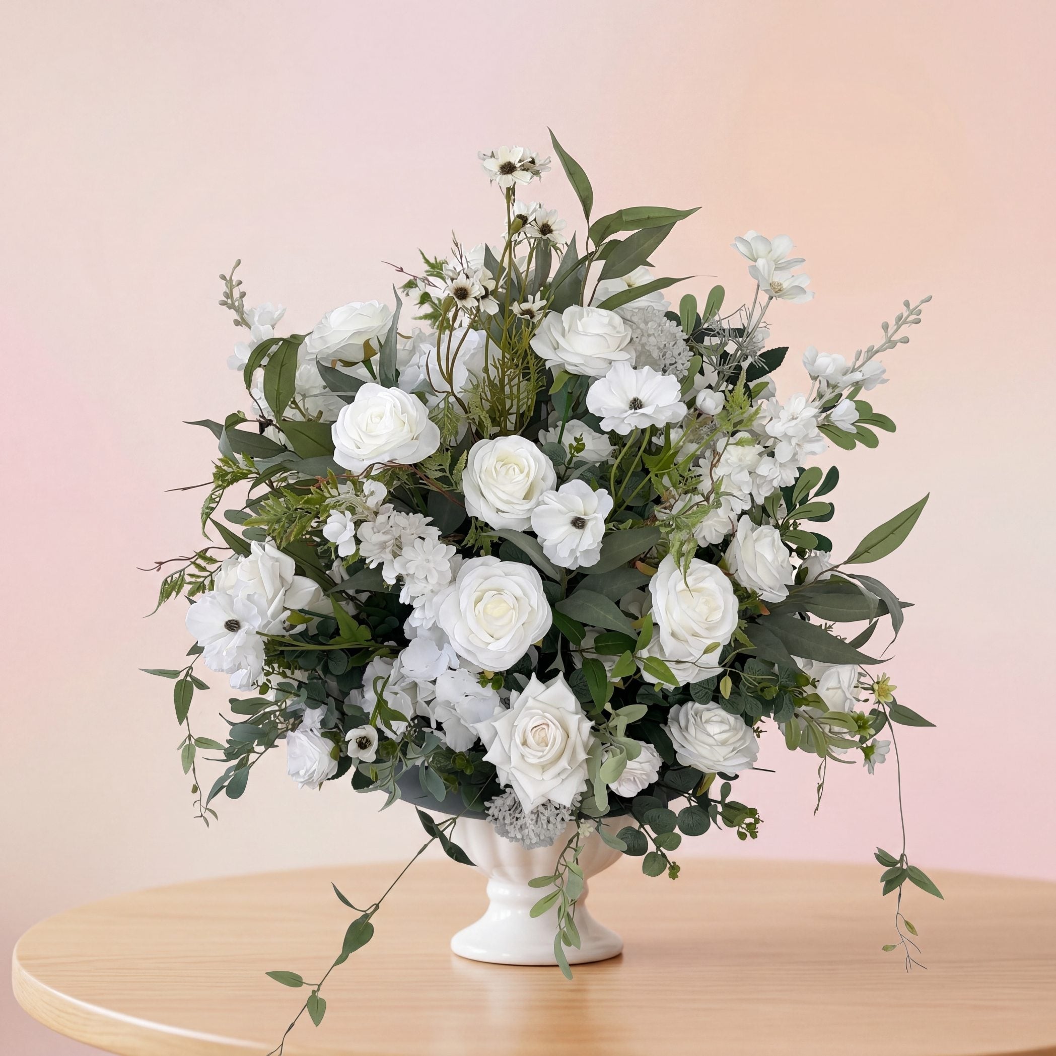 Roseytime Sylvera White&Green Flower Ball Centerpieces #RTB113