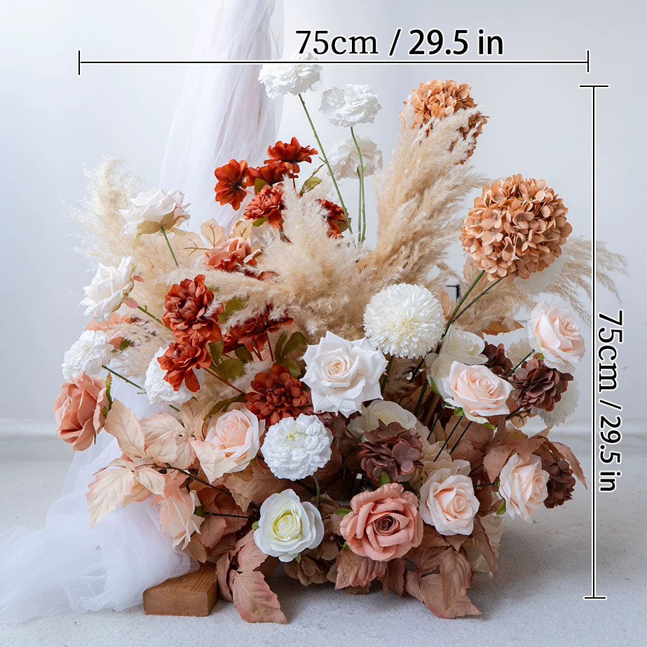 G1-Sale: Autumn Brown Arch Flowers Decor Set For Wedding&Event