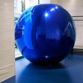 Roseytime Blue Big Shiny Inflatable Ball Reusable Giant Balloon Set