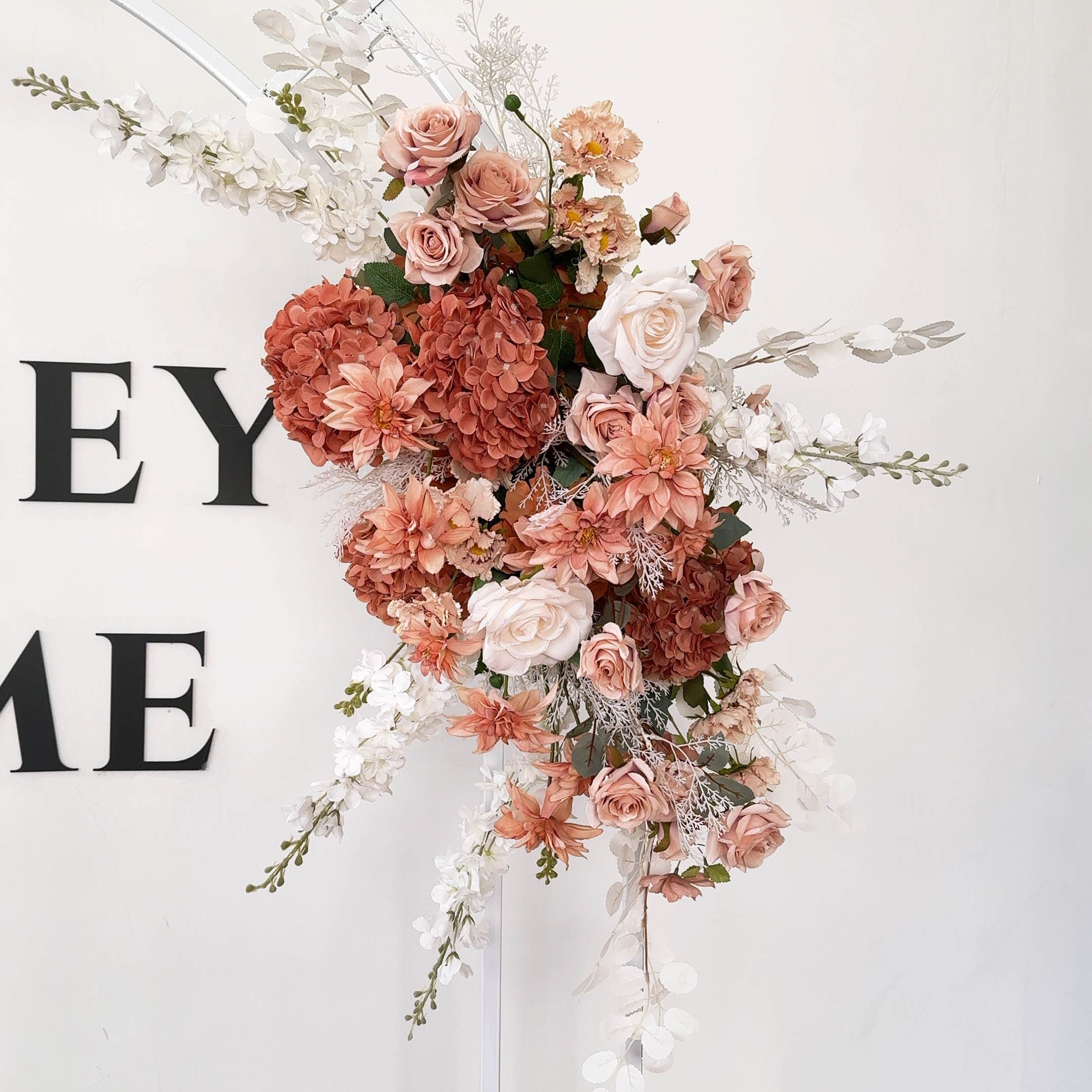 Roseytime Dusty Arch Flowers Decor Set For Wedding&Event