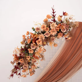 Roseytime Brown Flower Set Autumn Flower Arch Arrangement #RTA038